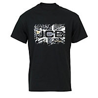 JCB Heritage Black T-shirt Large