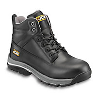 JCB Workmax Black Safety boots, Size 7