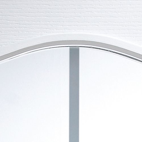 Jeld-Wen 2 panel 6 Lite Clear Glazed Arched White Internal Door, (H)1981mm (W)838mm (T)35mm