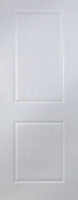 Jeld-Wen 2 panel Patterned Unglazed White Internal Door, (H)1981mm (W)686mm (T)35mm