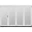Jeld-Wen Clear Glazed White Hardwood External 4 Bedgebury Folding Patio door, (H)2094mm (W)2994mm