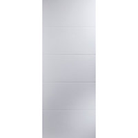 Jeld-Wen Linea Solid core Unglazed Flush White Internal Door, (H)1981mm (W)762mm (T)35mm