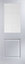 Jeld-Wen Painted smooth 2 panel 6 Lite Clear Glazed White Internal Door, (H)1981mm (W)838mm (T)35mm