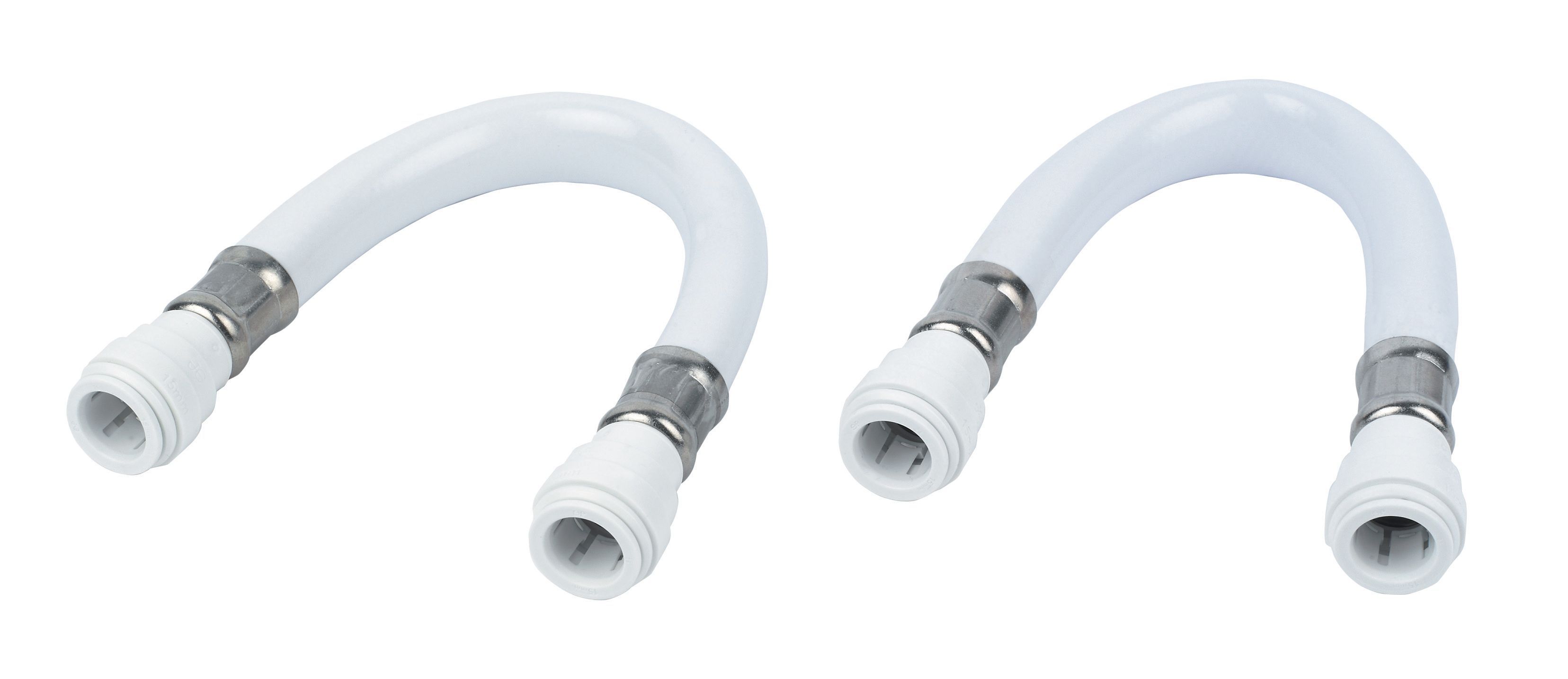 JG Speedfit Push-fit Tap connector 15mm (L)300mm, Pack of 2