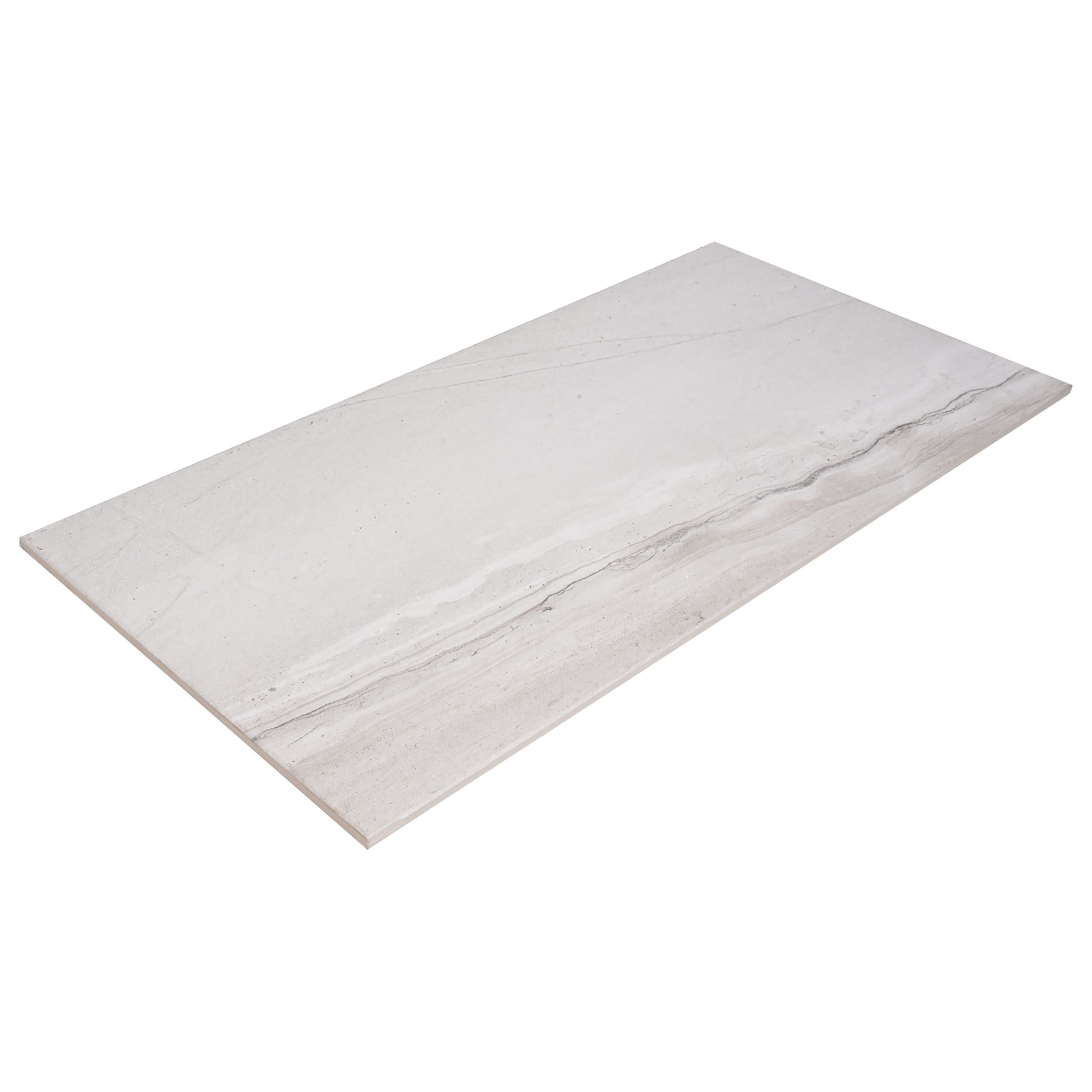 Johnson Tiles Sabana Sand Matt Stone effect Textured Ceramic Indoor Wall Tile, Pack of 6, (L)600mm (W)300mm