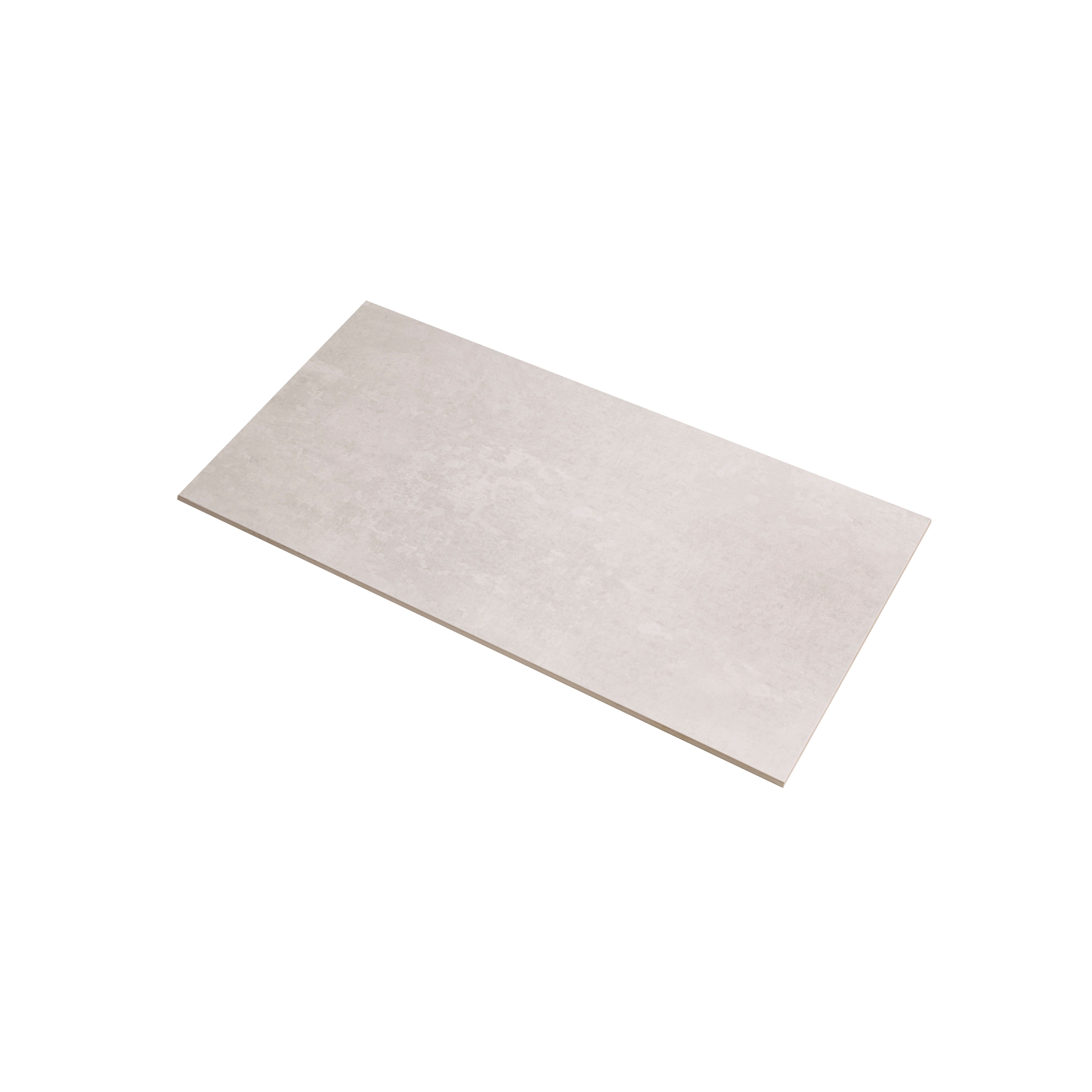 Johnson Tiles Urban concrete White Matt Stone effect Ceramic Indoor Wall & floor Tile Sample