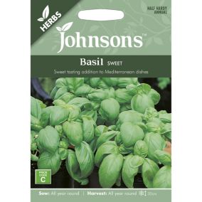 Johnsons Sweet basil Herb Basil Seeds
