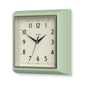 Jones Contemporary Neo Mint Quartz Clock