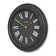 Jones Opera house Contemporary Grey Quartz Clock