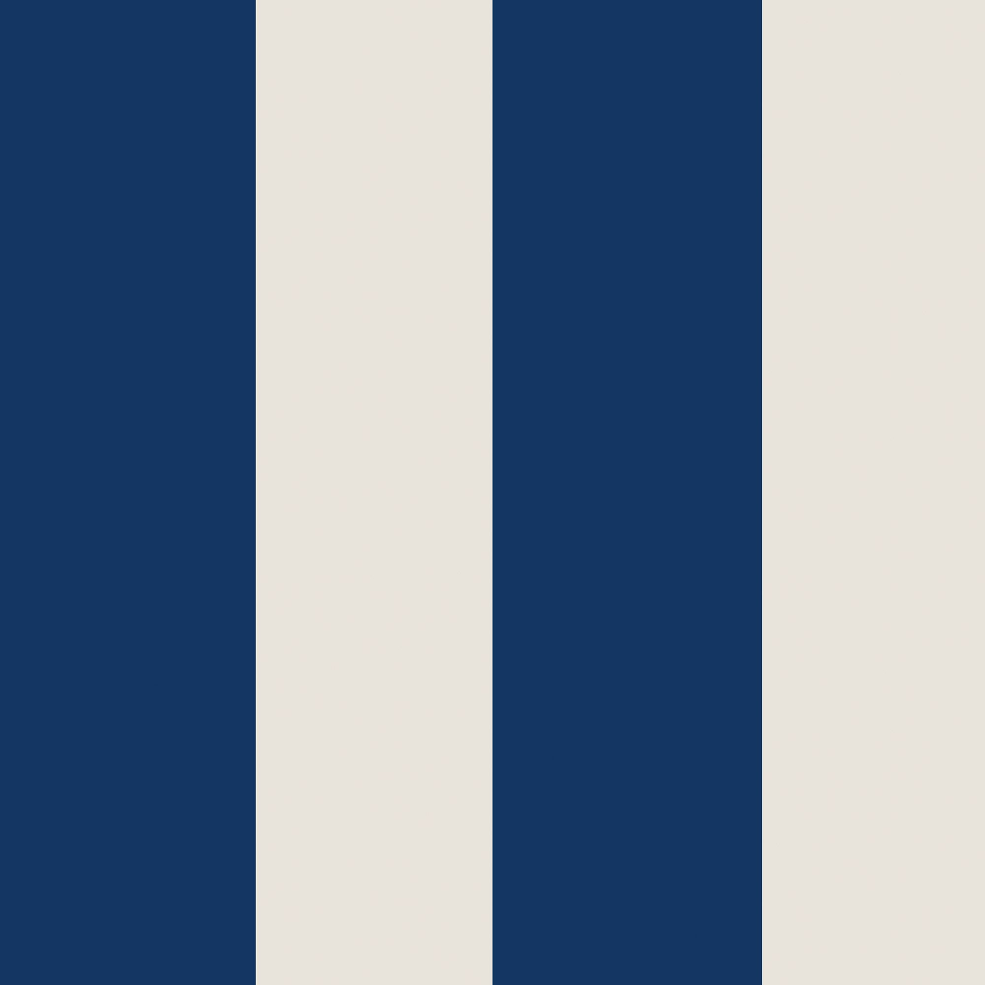 Joules Blue Harborough Stripe Smooth Wallpaper Sample
