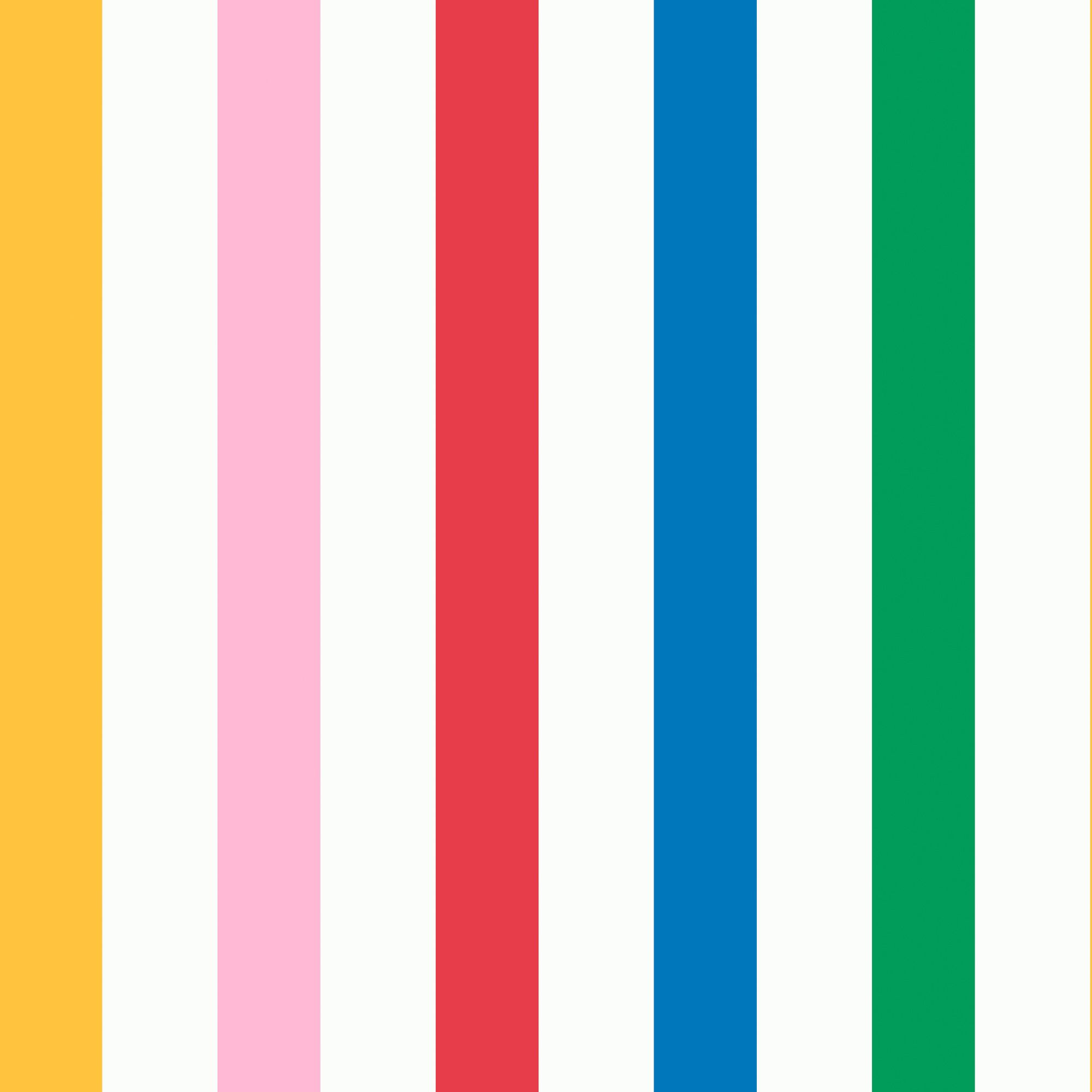 Joules Multicolour Country critters stripe Smooth Wallpaper