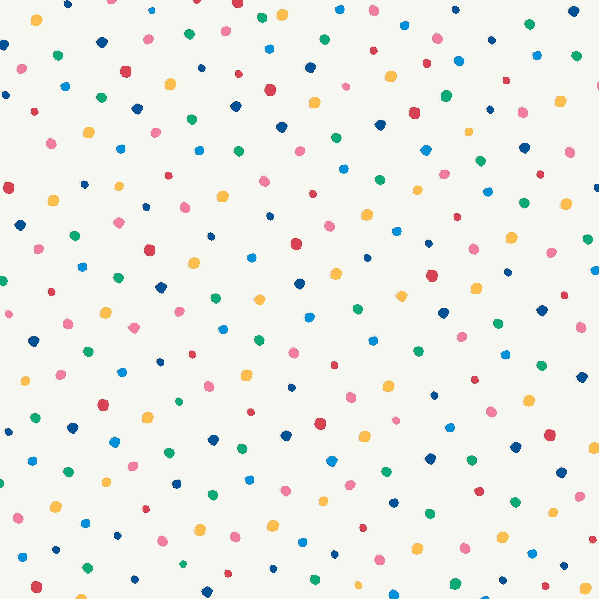 Joules Multicolour Spot Smooth Wallpaper Sample