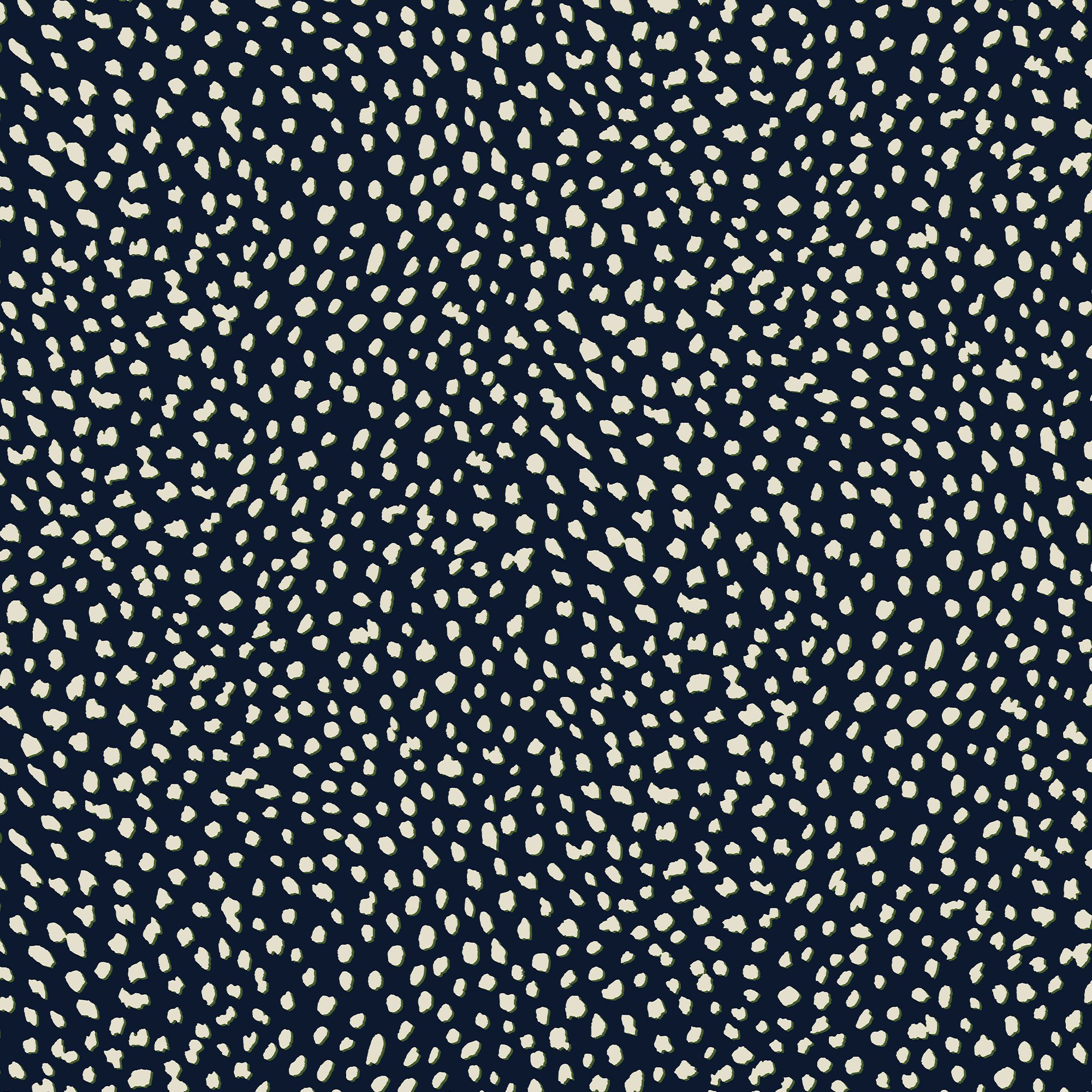 Joules Navy Ditsy dot Smooth Wallpaper Sample