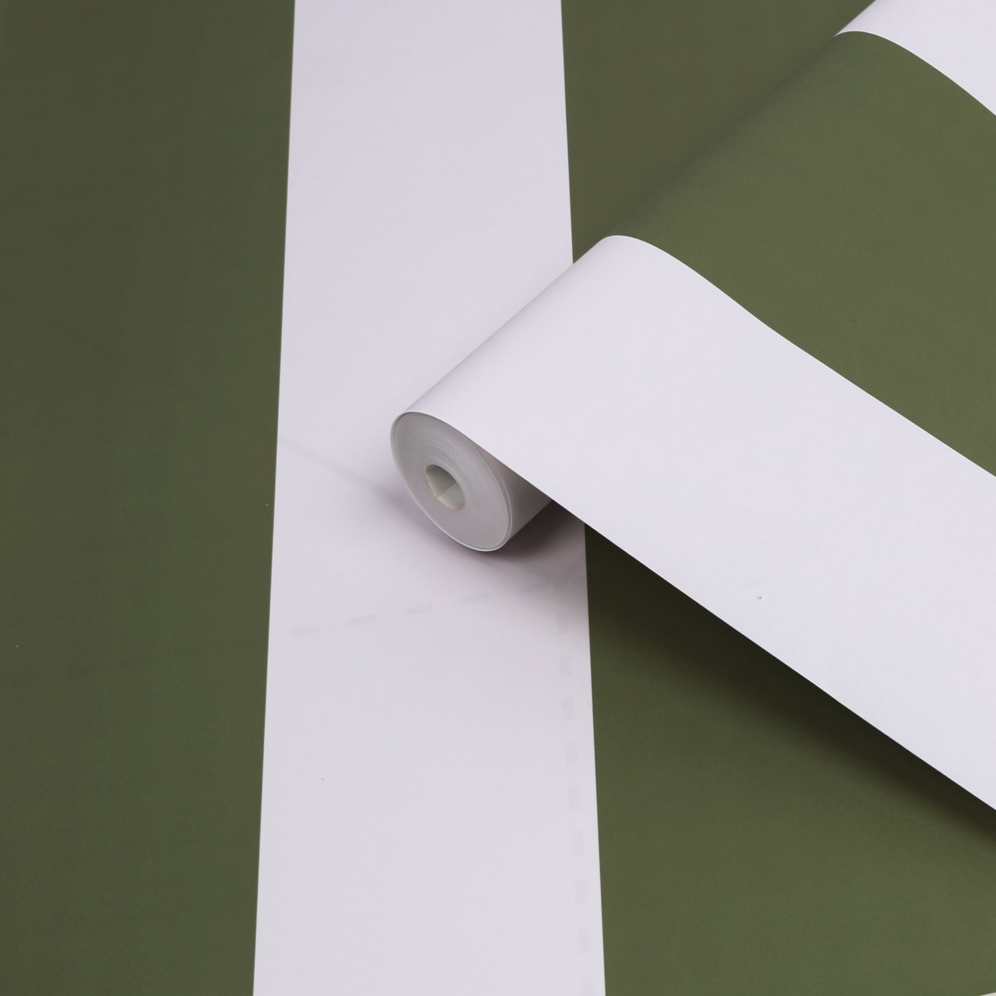 Joules Olive Harborough stripe Smooth Wallpaper
