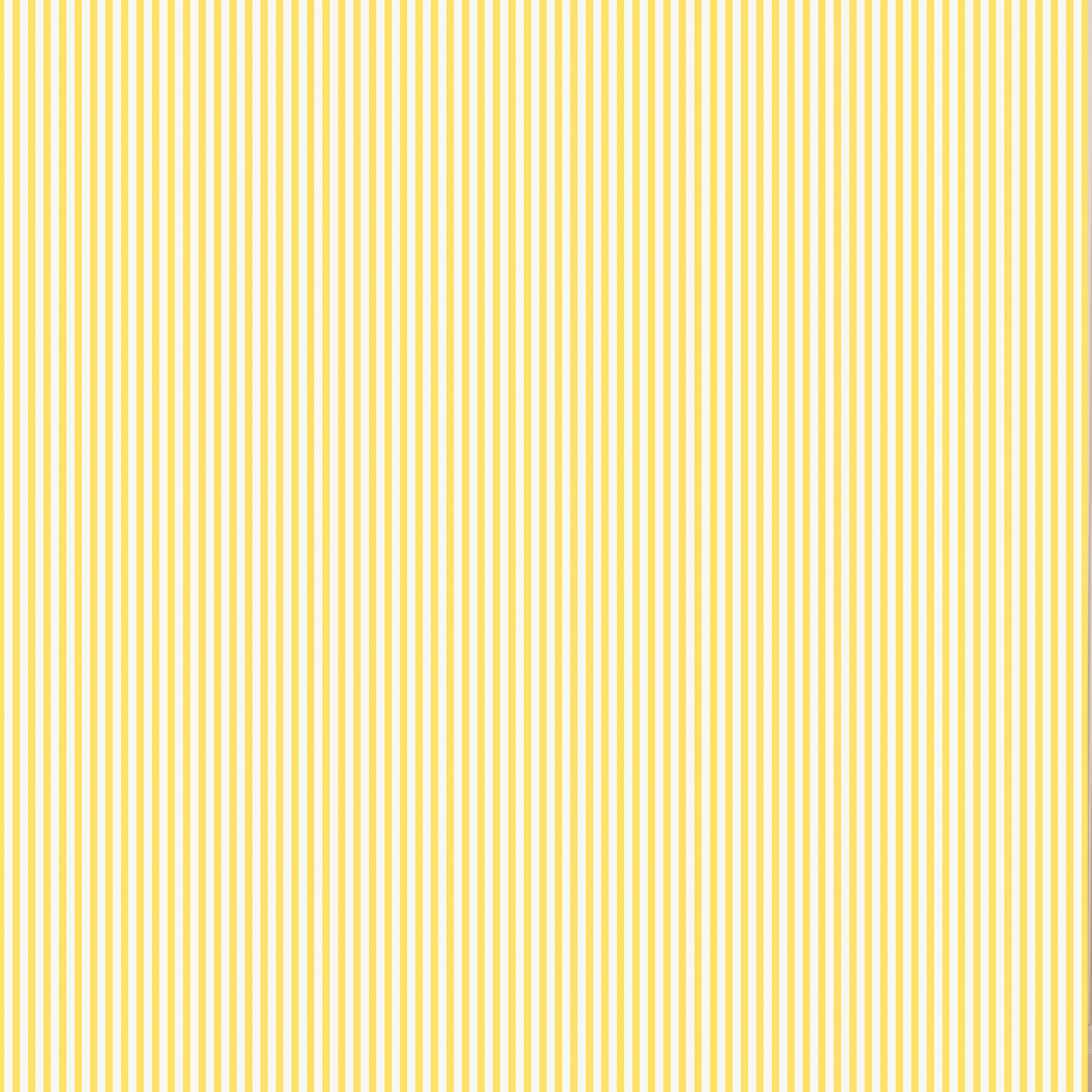 Joules Yellow Country critters stripe Smooth Wallpaper Sample
