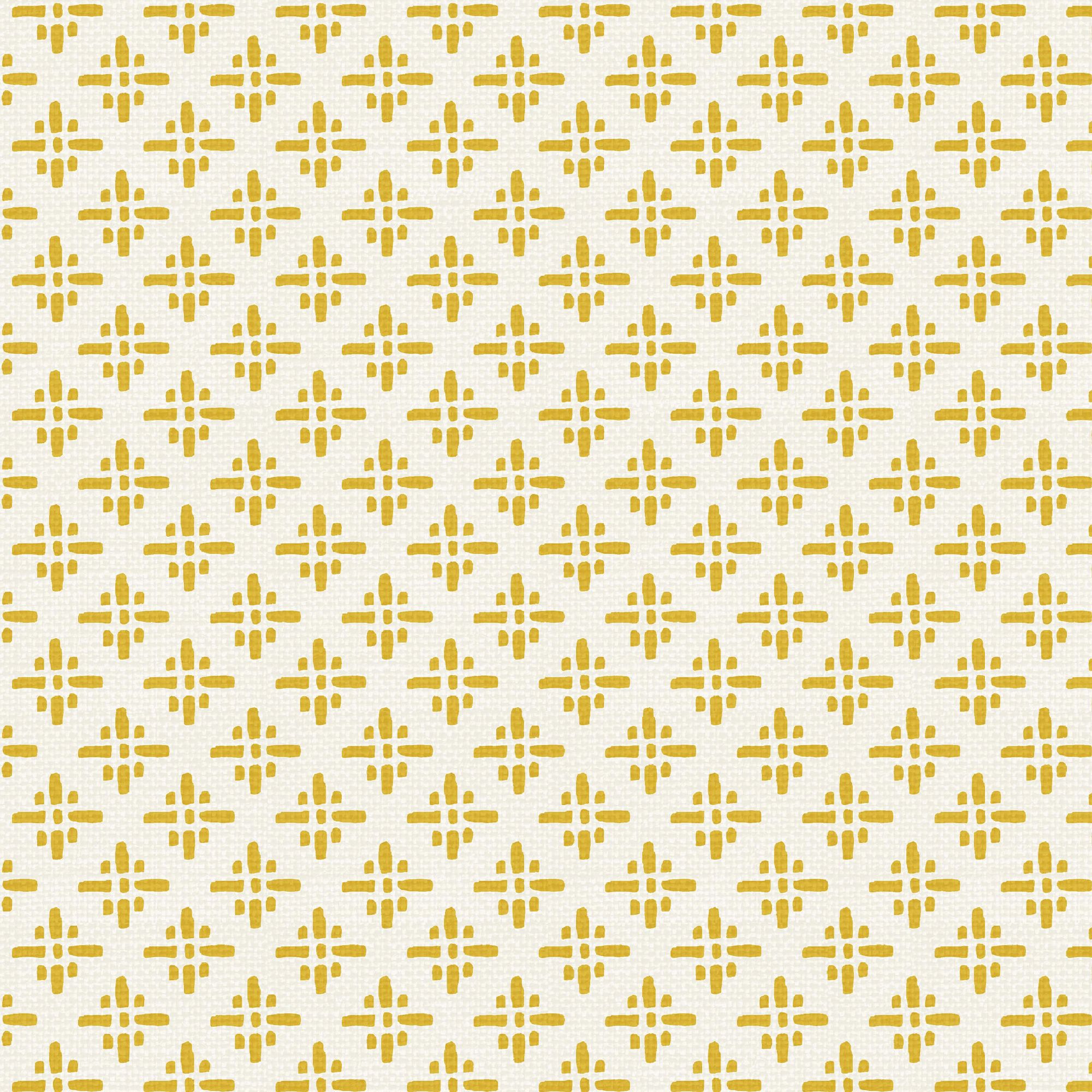 Joules Yellow Geometric Smooth Wallpaper Sample