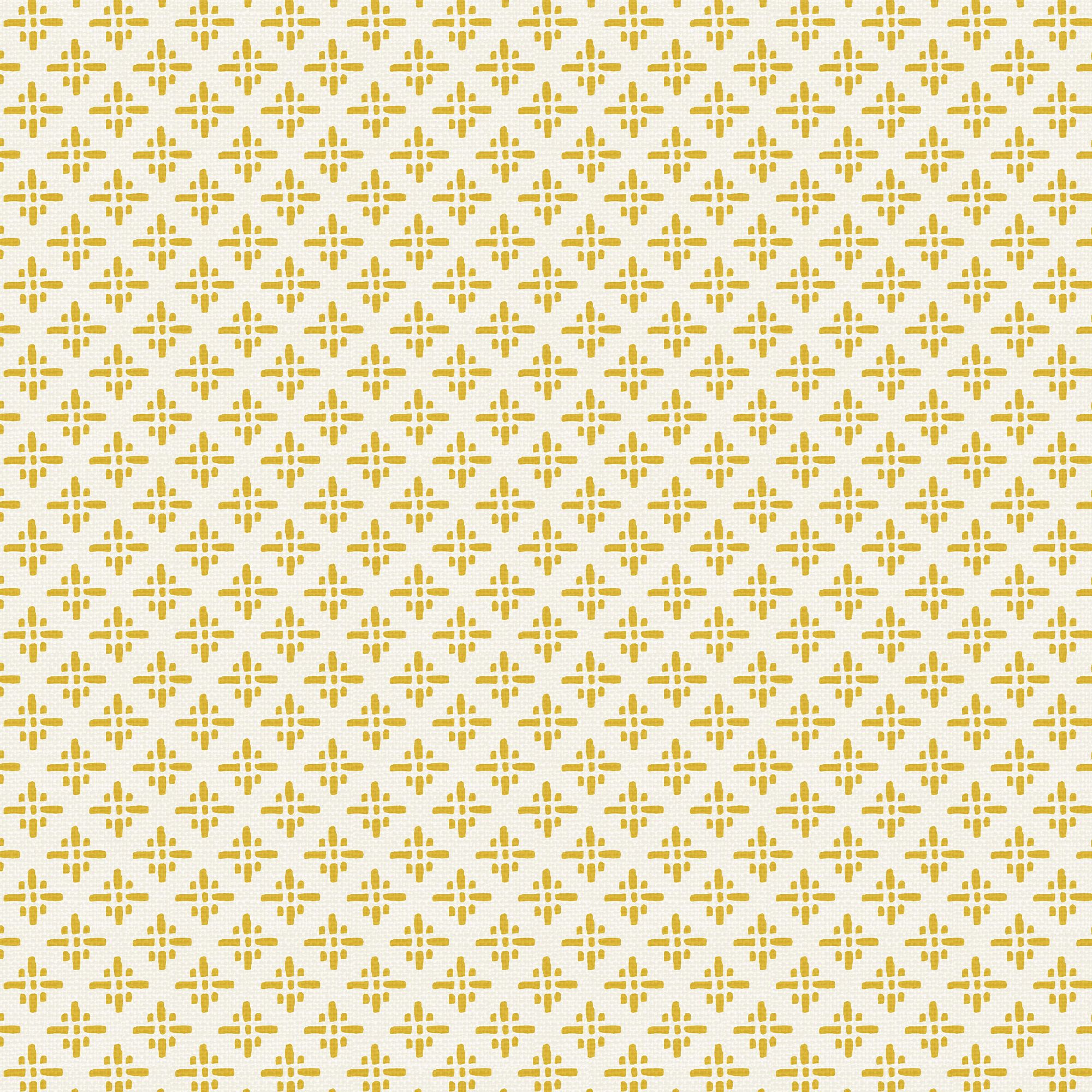 Joules Yellow Geometric Smooth Wallpaper Sample