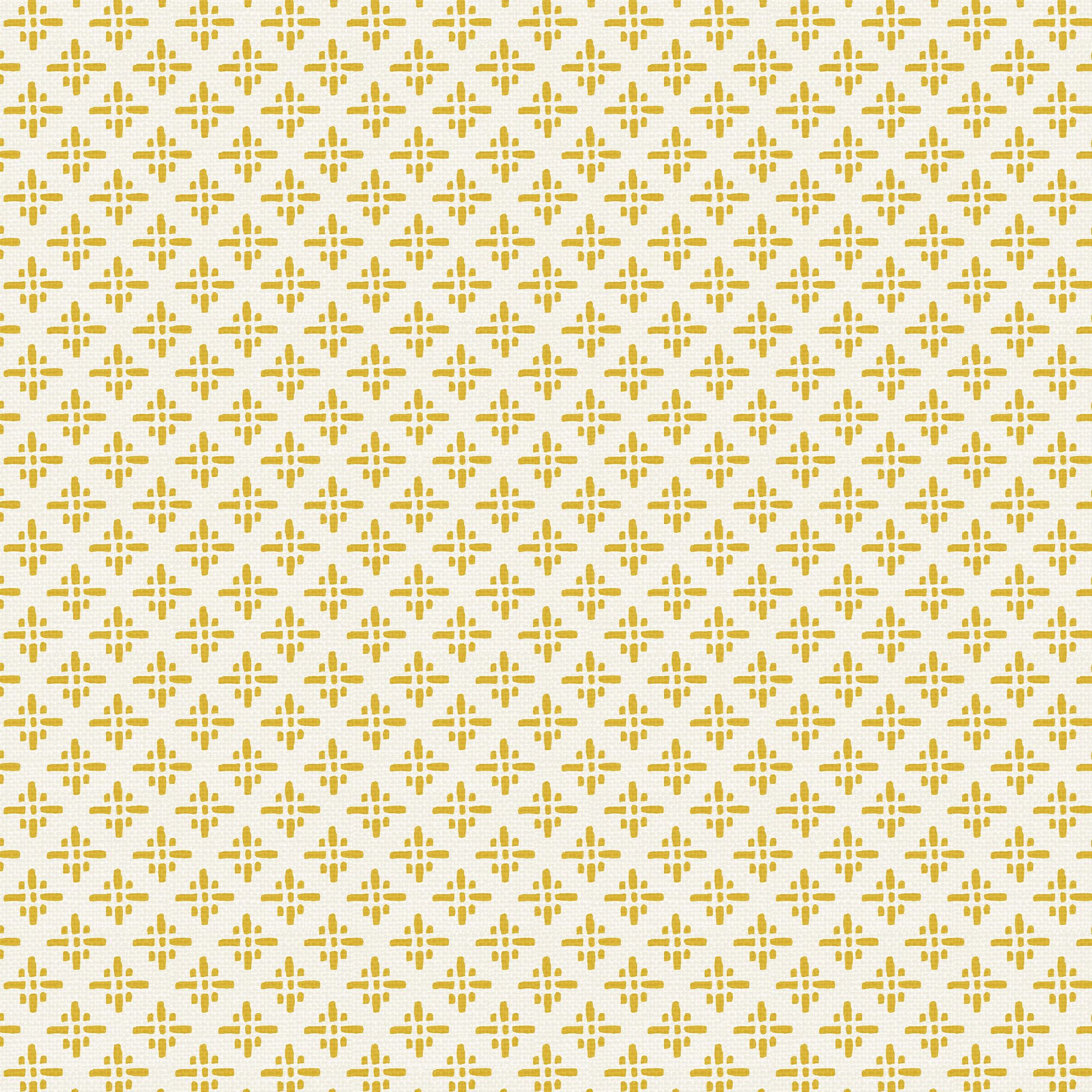 Joules Yellow Geometric Smooth Wallpaper Sample