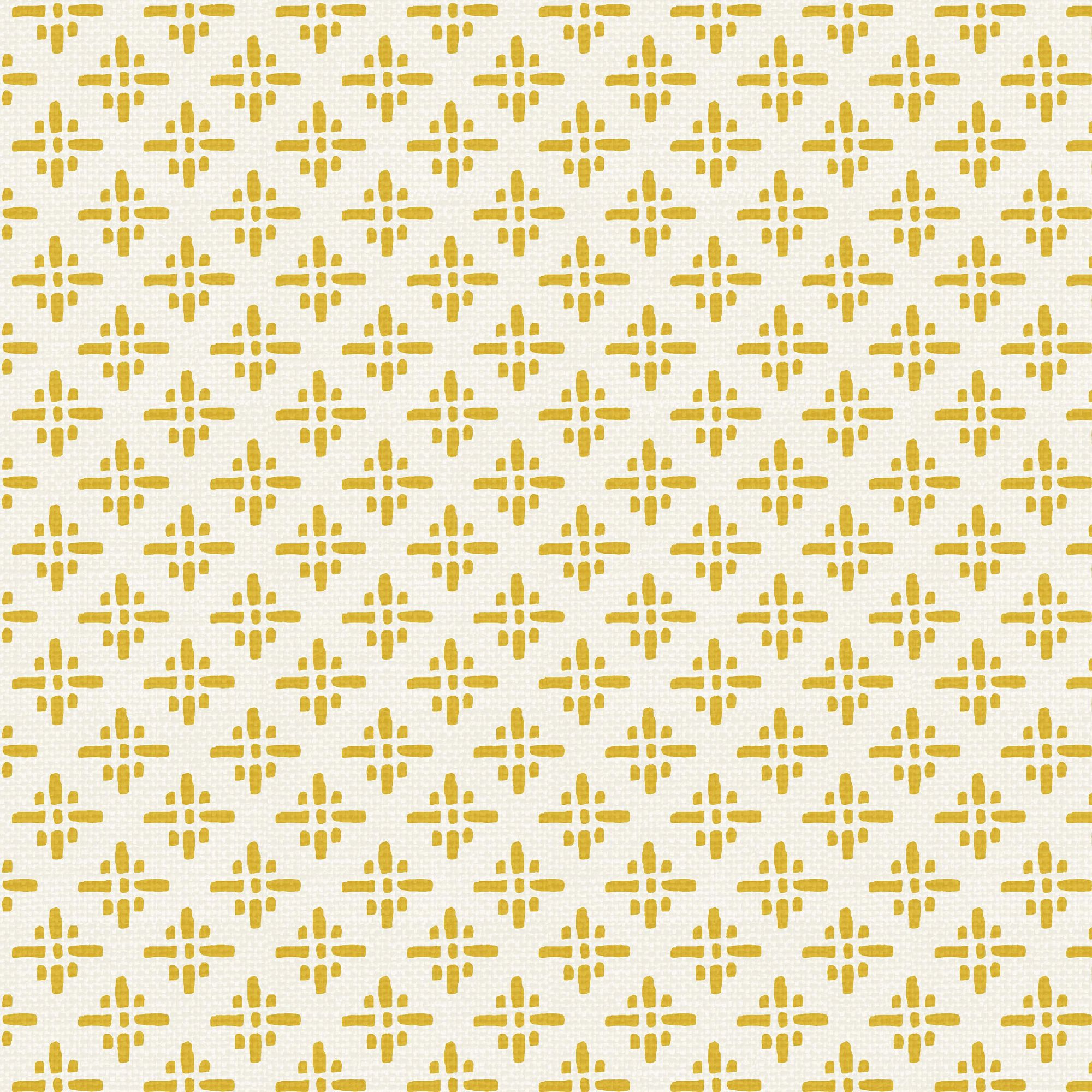 Joules Yellow Geometric Smooth Wallpaper