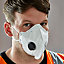 JSP Disposable dust mask 3021, Pack of 2
