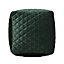 JTS Quilted Bean bag cube, Bottle green