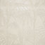 Julien MacDonald Honolulu White ice Foliage Glitter effect Embossed Wallpaper