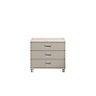 Juno Textured Cashmere elm effect 3 Drawer Chest of drawers (H)710mm (W)800mm (D)420mm
