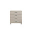Juno Textured Cashmere elm effect 4 Drawer Chest of drawers (H)910mm (W)800mm (D)420mm