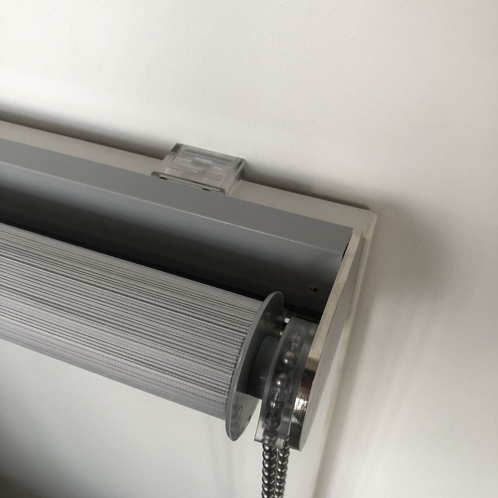 Kala Corded Grey Striped Day & night Roller blind (W)120cm (L)180cm