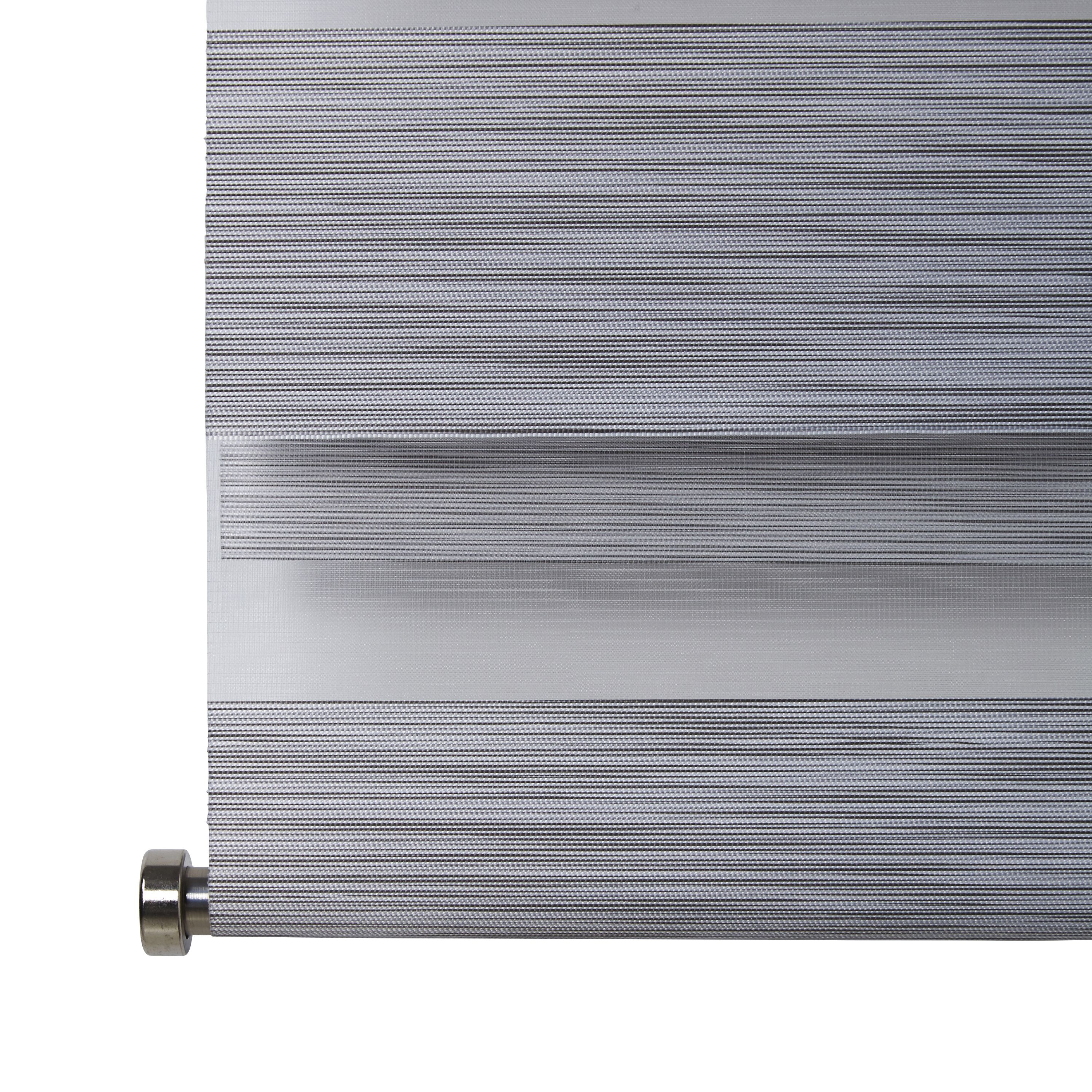 Kala Corded Grey Striped Day & night Roller blind (W)90cm (L)180cm