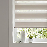 Kala Corded Natural Striped Day & night Roller blind (W)160cm (L)180cm