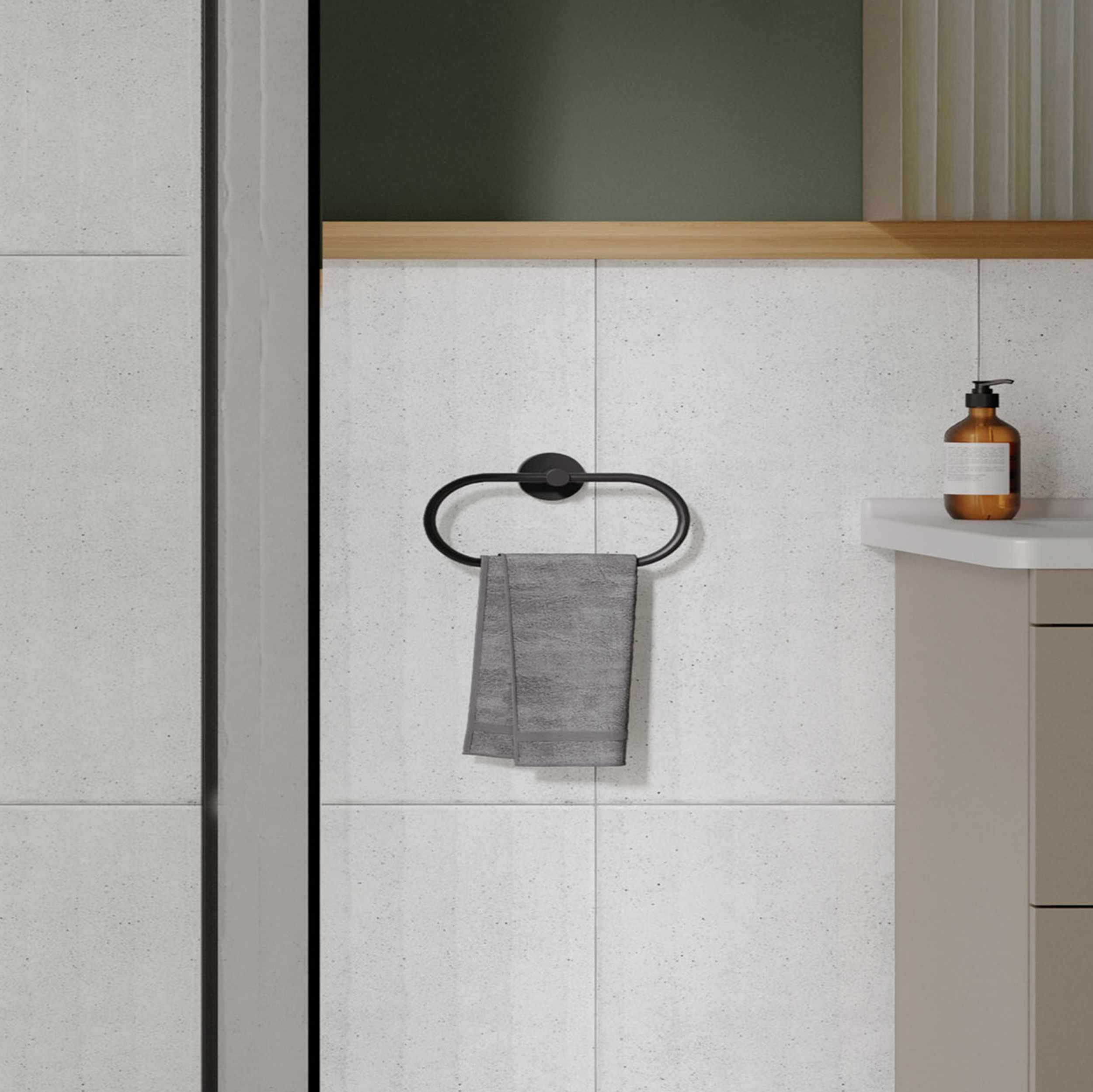 Kale Capri White Matt Decor Limestone effect Embossed Ceramic Indoor Wall Tile Sample