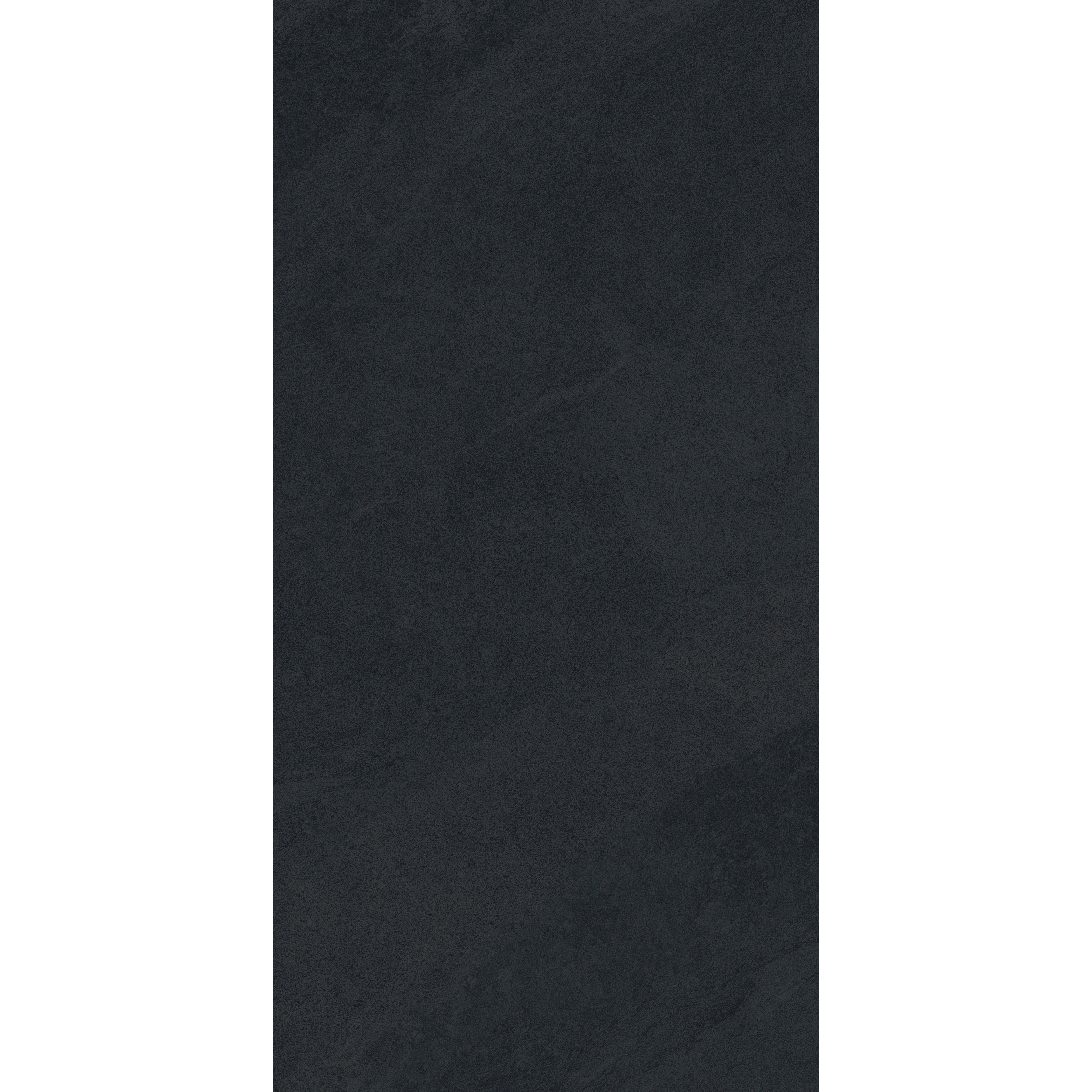 Kale Slate Black Matt Natural Stone effect Porcelain Indoor Wall & floor Tile, Pack of 6, (L)600mm (W)300mm