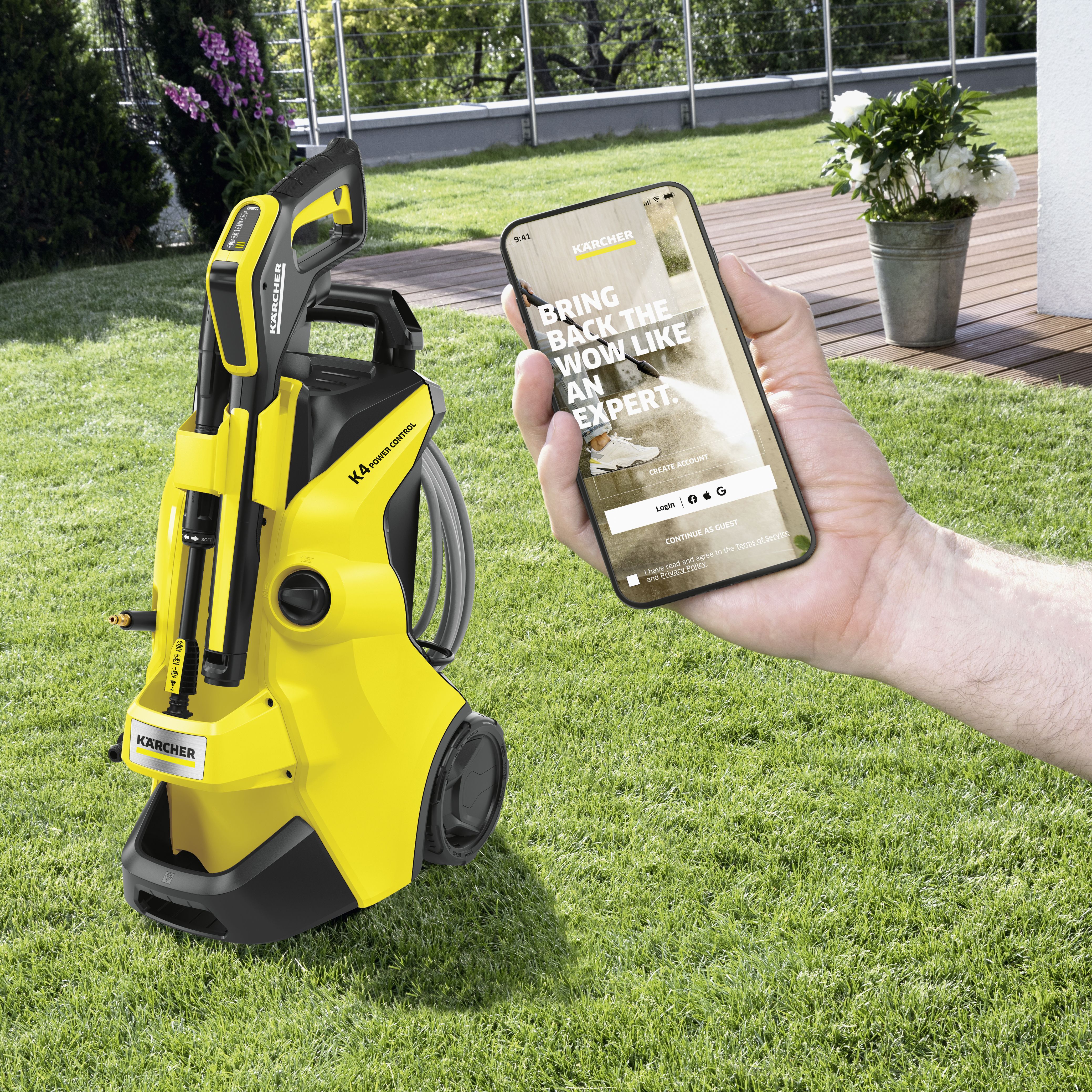 Kärcher K4 Power Control Flex Car & Home Corded Pressure washer 1.8kW - 1.324-305.0