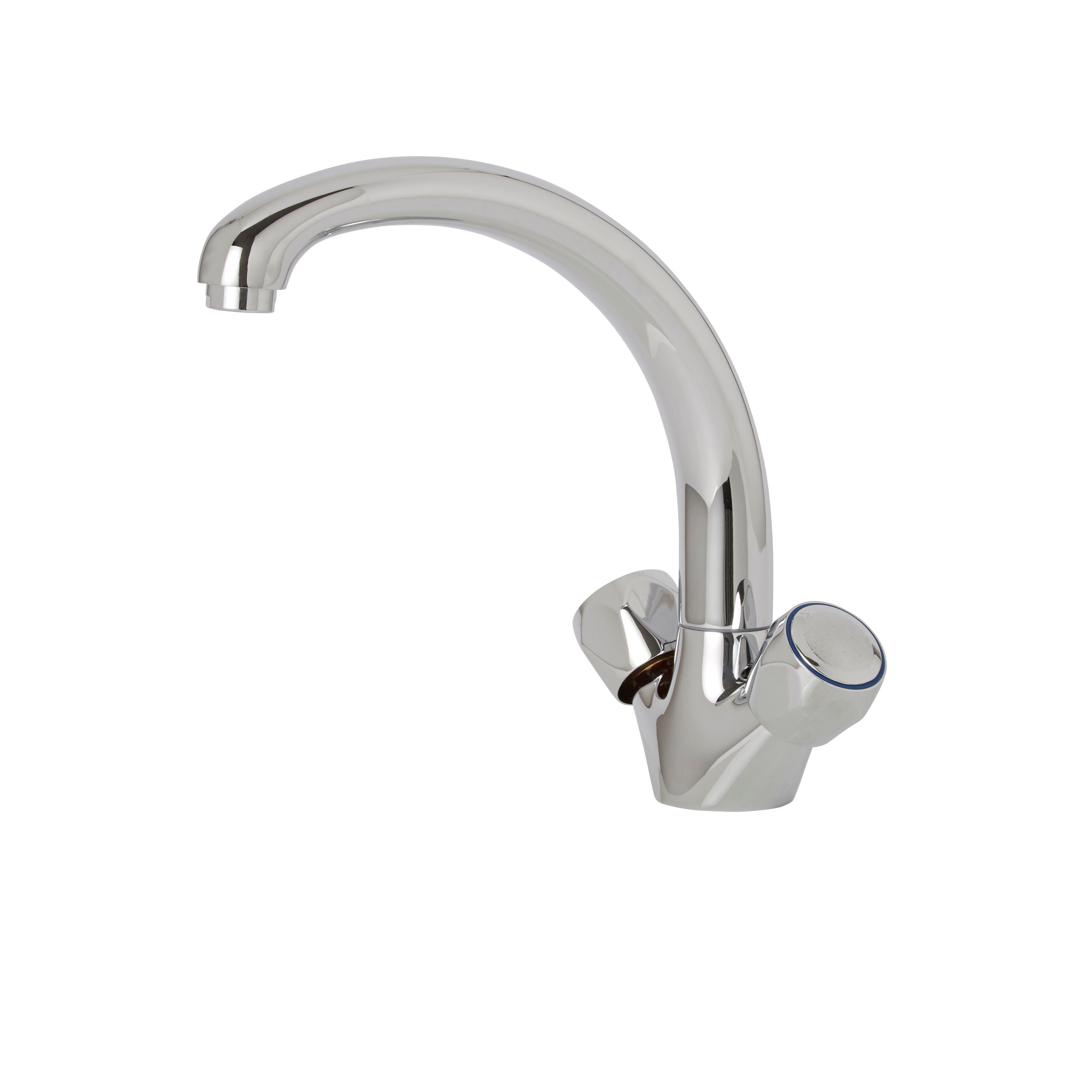 Keld Chrome Effect Kitchen Monobloc Mixer Tap Tradepoint