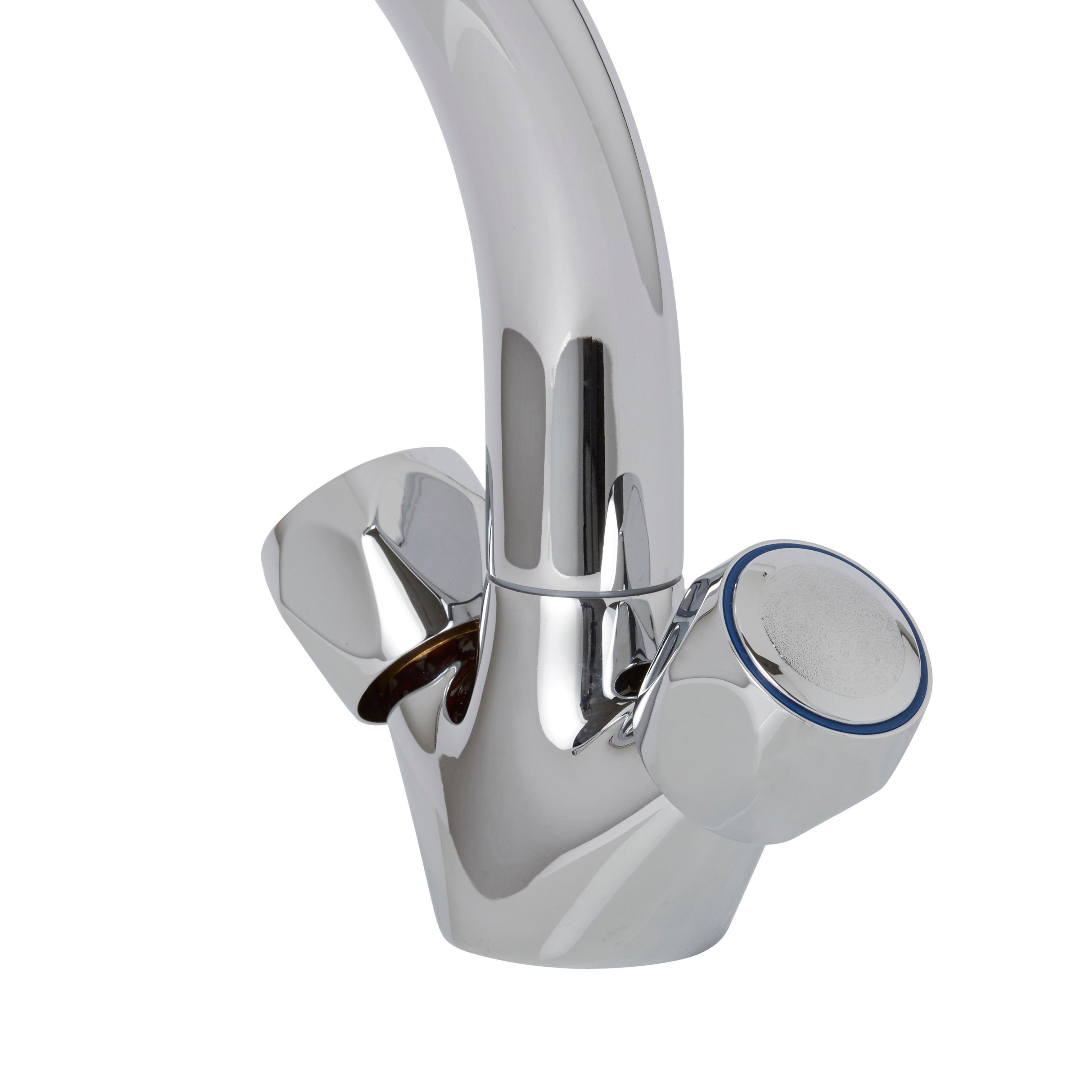 Keld Chrome effect Kitchen Monobloc Tap