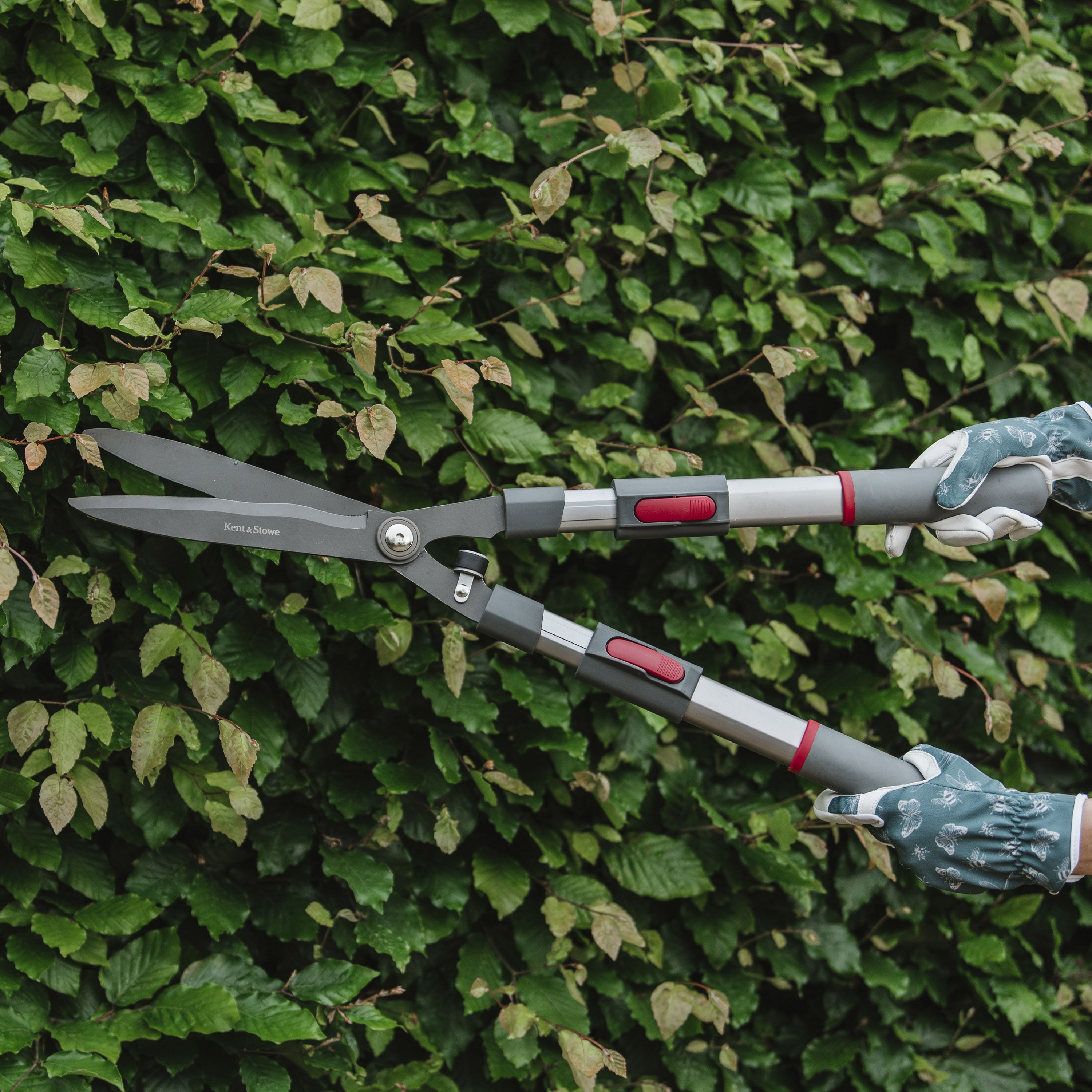 Kent & Stowe Cutting Shears Standard Telescopic Hedges Shears