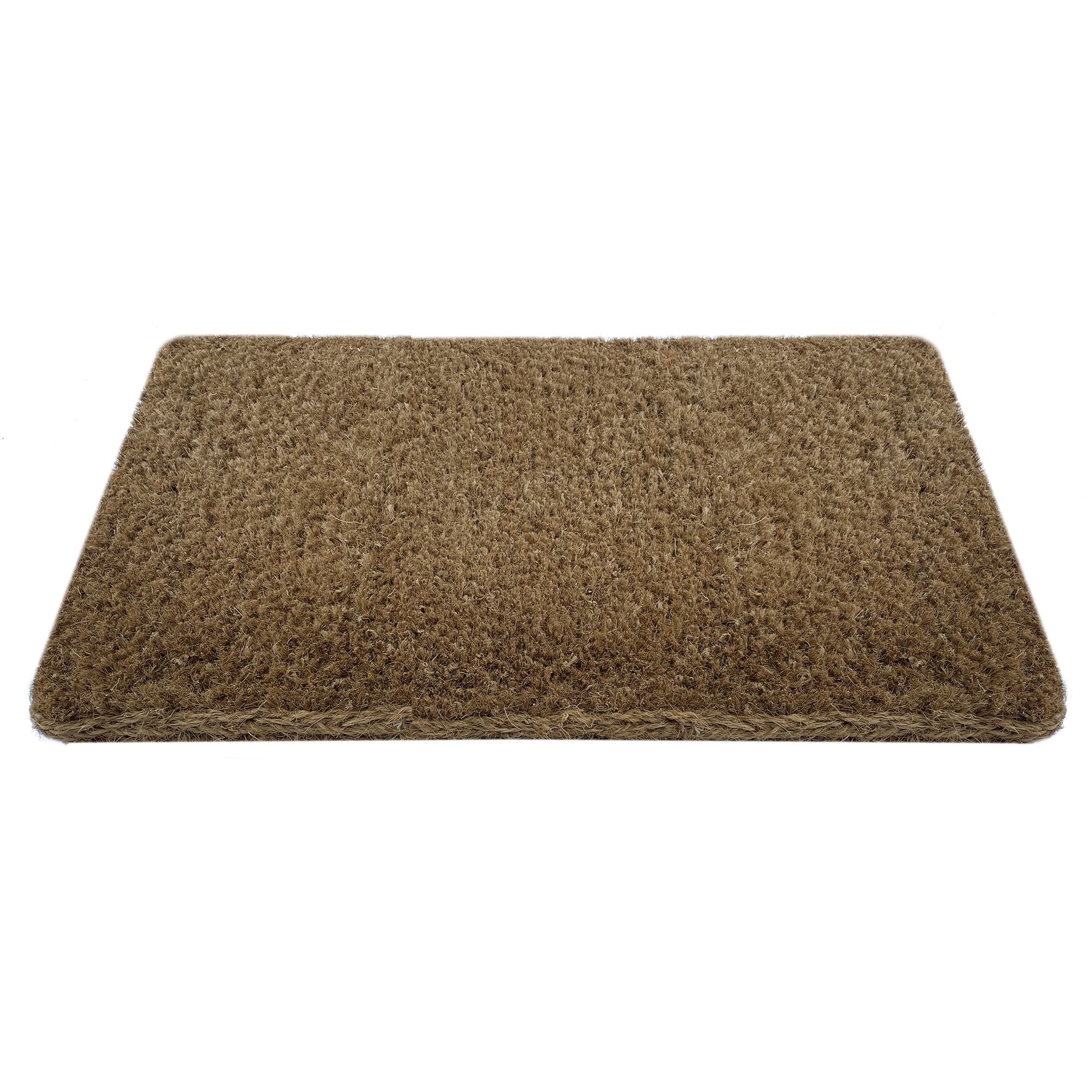 Kersey Brown Plain Heavy duty Door mat, 100cm x 60cm