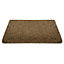 Kersey Brown Plain Heavy duty Door mat, 75cm x 45cm