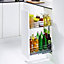 Kesseböhmer Base cabinet Silver effect Soft-close fixings included Pull out storage, (H)610mm (W)360mm