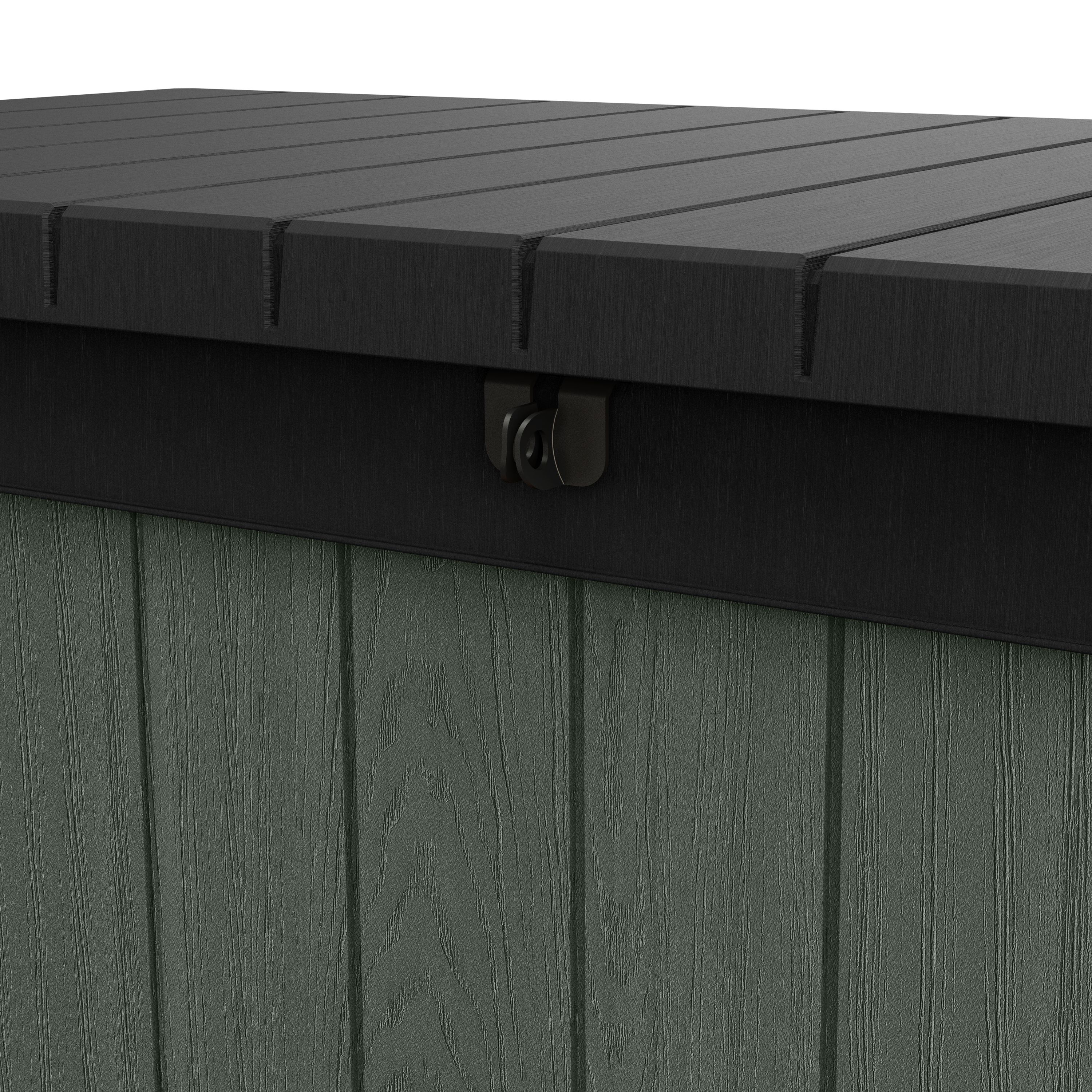 Keter Darwin Green 570L Garden storage box (H)782mm (W)1425mm