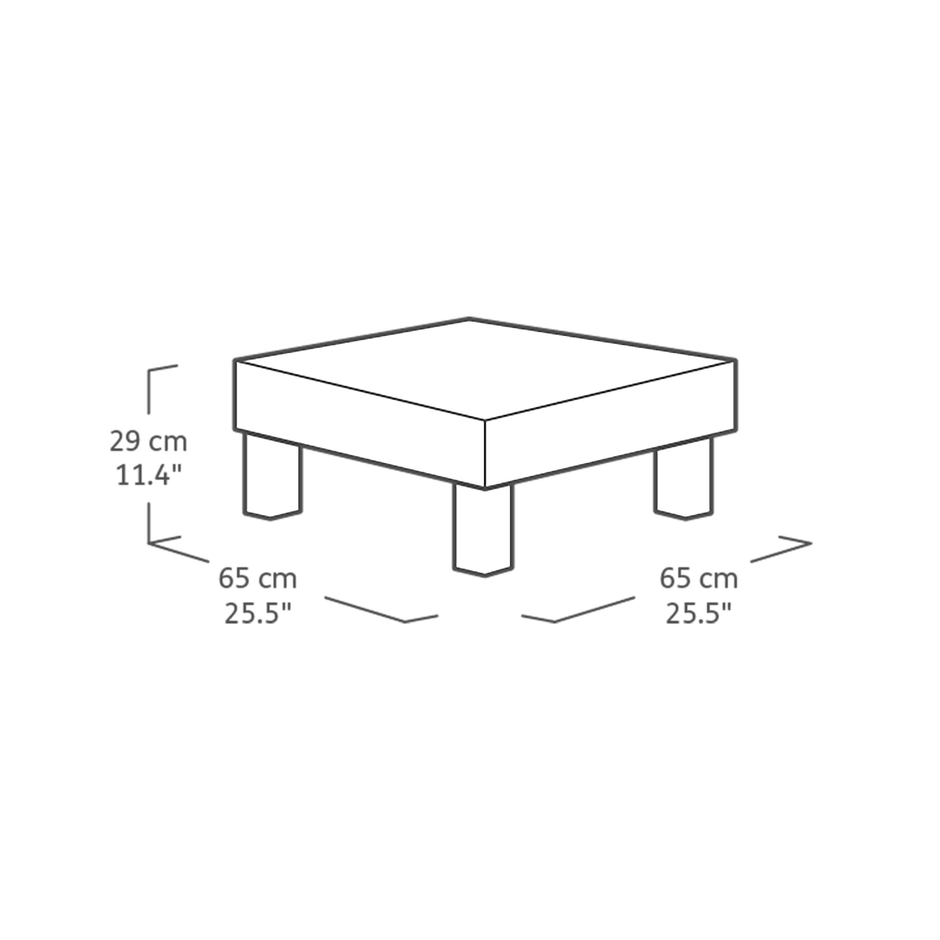 Keter Elements Grey 4 Seater Modular corner Seating