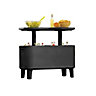 Keter Graphite Grey Plastic Rectangular Lift-up table with Breeze bar