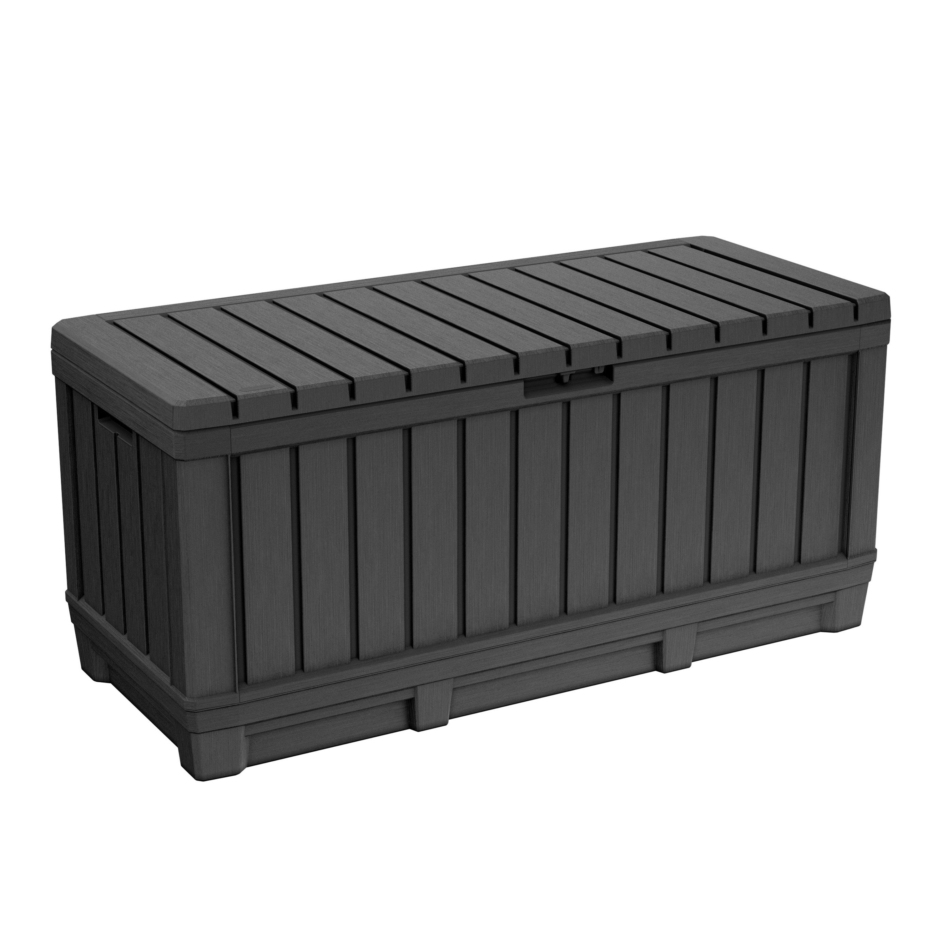 Keter Kentwood Graphite Resin 4x2 Garden storage box 350L