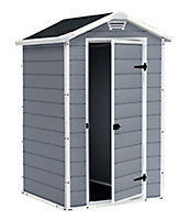 Keter Manor 4x3 Apex Plastic Shed (Base included)