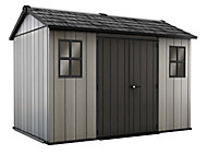 Keter Oakland 11x7.5 Apex Tongue & groove Plastic Shed