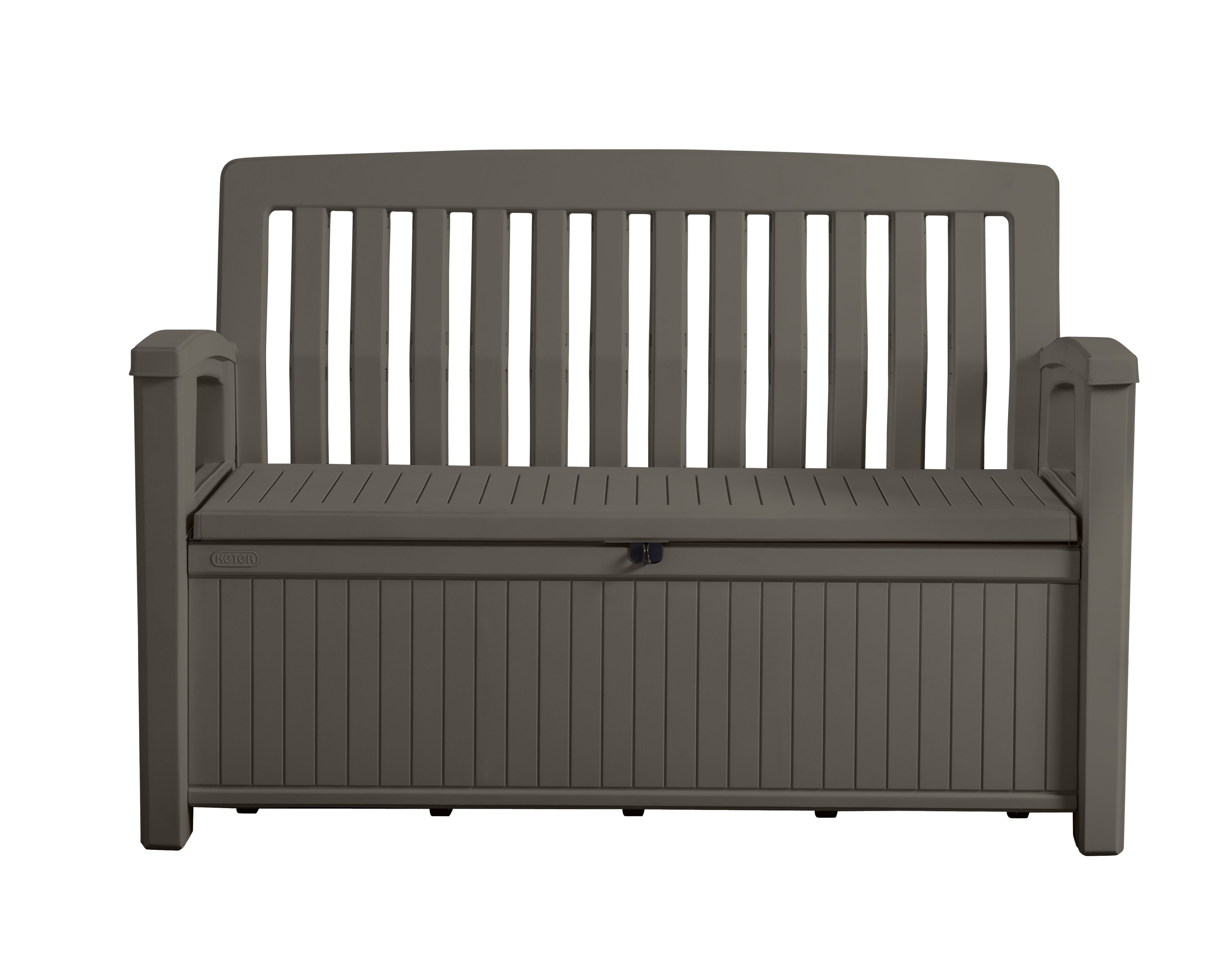 Keter grey outlet storage bench