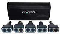 Kewtech Lighting circuit test adaptor, Pack of 1