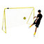 Kickmaster Premier Black/Yellow Garden Goal