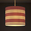 Kids Colours Little candy stripe Pink & white Light shade (D)25cm